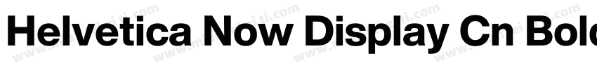 Helvetica Now Display Cn Bold字体转换